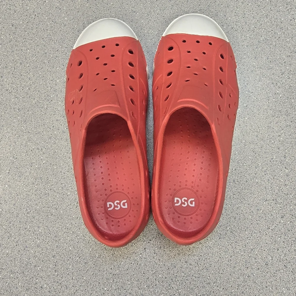 DSG Red Slip-On Shoes Size 1